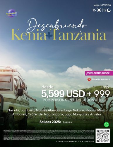 DESCUBRIENDO KENIA Y TANZANIA