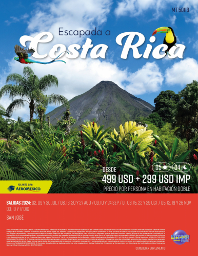 ESCAPADA A COSTA RICA