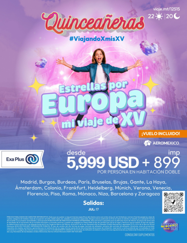 ESTRELLAS POR EUROPA MI VIAJE DE XV