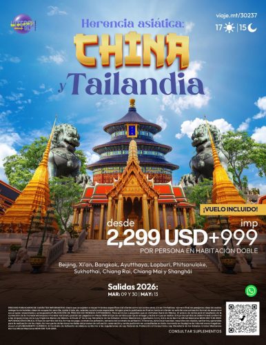 HERENCIA ASIÁTICA: CHINA Y TAILANDIA