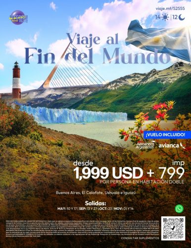 VIAJE AL FIN DEL MUNDO - SUDAMÉRICA